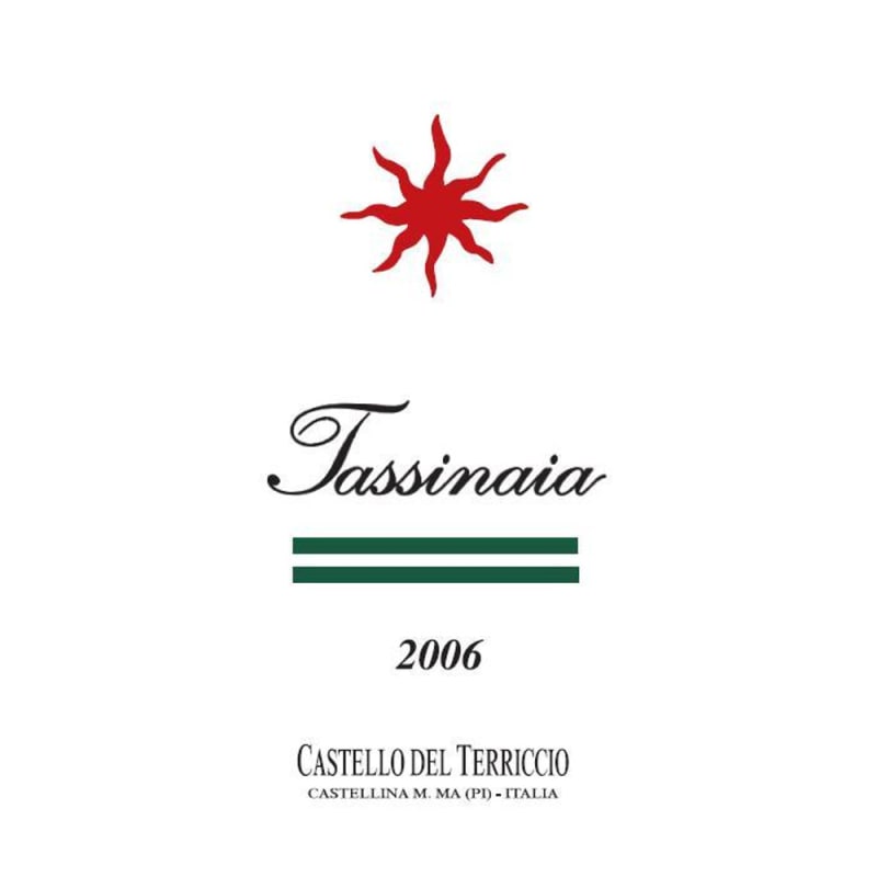 Castello del Terriccio Tassinaia 2006 Front Label