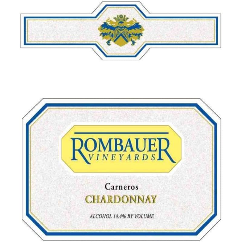 Rombauer Chardonnay Etched and Hand-Painted Bottle (3L) 2011 Front Label