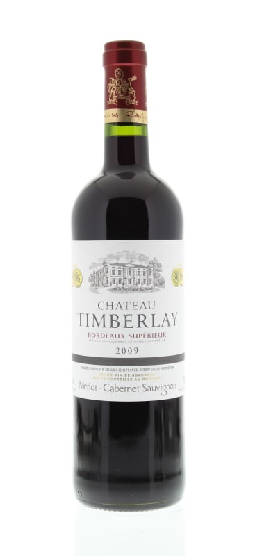 Chateau Timberlay Bordeaux Superieur Rouge 2009 Front Bottle Shot