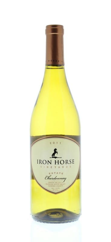 Iron Horse Estate Chardonnay 2011 Front Bottle Shot
