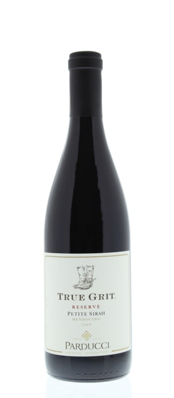 Parducci True Grit Reserve Petite Sirah 2009 Front Bottle Shot