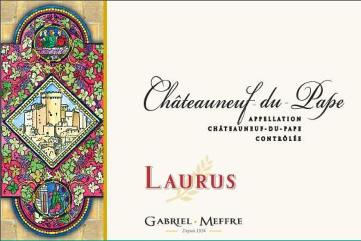 Gabriel Meffre Chateauneuf-du-Pape Laurus 2013 Front Label