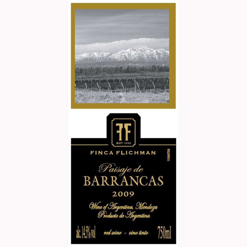 Finca Flichman Paisaje de Barrancas Red Blend 2009 Front Label