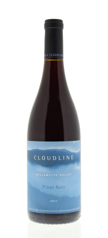 Cloudline Pinot Noir 2011 Front Bottle Shot