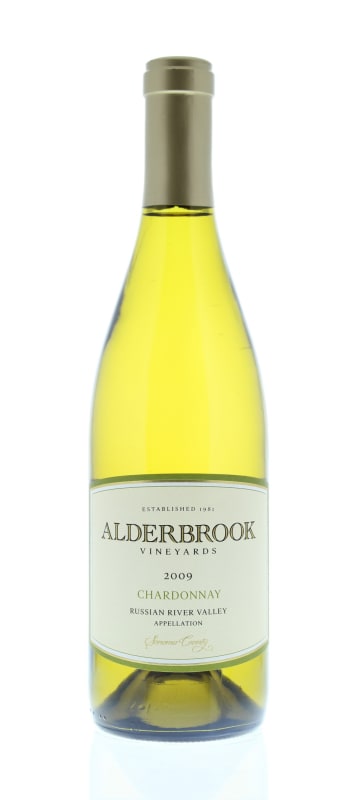 Alderbrook Winery Chardonnay 2009 Front Bottle Shot