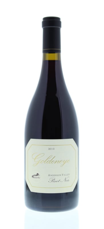 Goldeneye Anderson Valley Pinot Noir 2010 Front Bottle Shot