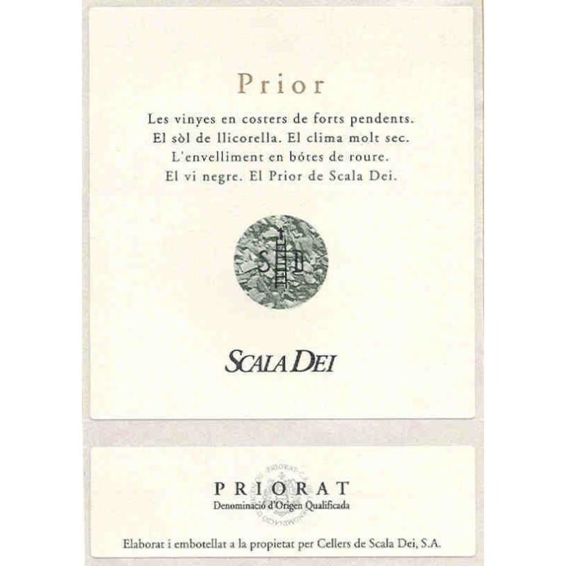 Scala Dei Priorat Prior 2003 Front Label