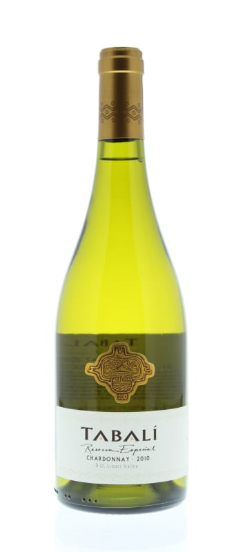 Tabali Chardonnay Reserva Especial 2010 Front Bottle Shot