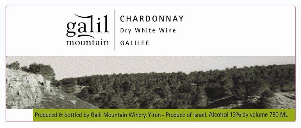 Galil Mountain Winery Chardonnay 2007 Front Label
