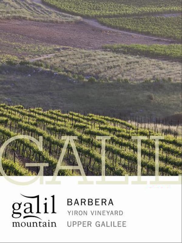 Galil Mountain Winery Barbera 2012 Front Label