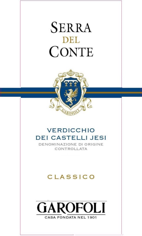 Garofoli Verdicchio dei Castelli di Jesi Serra del Conte Classico 2015 Front Label