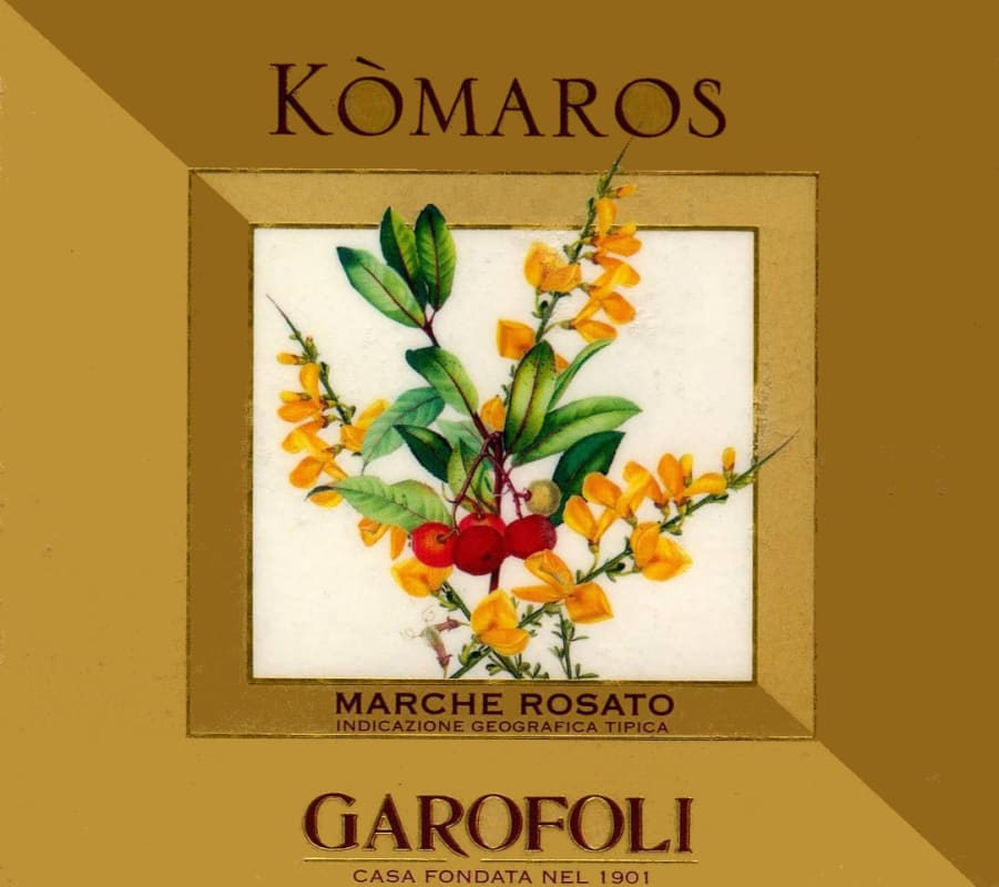 Garofoli Garofoli Komaros Rosato 2012 Front Label