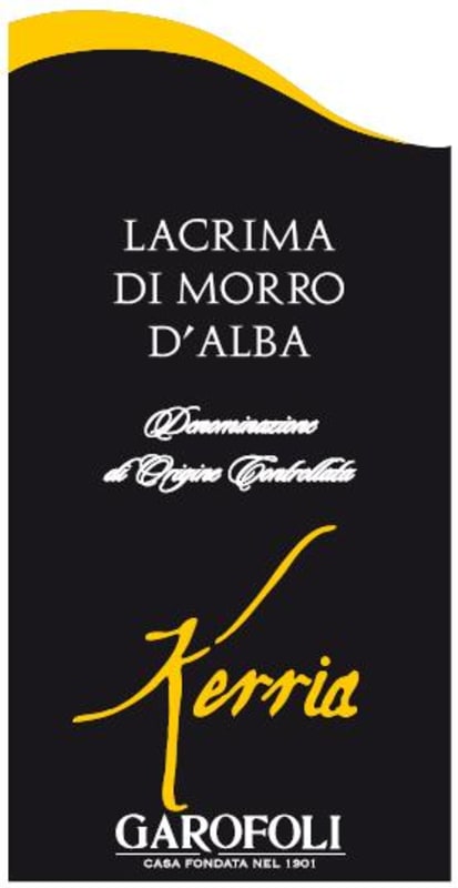 Garofoli Lacrima di Morro d'Alba Kerria 2013 Front Label