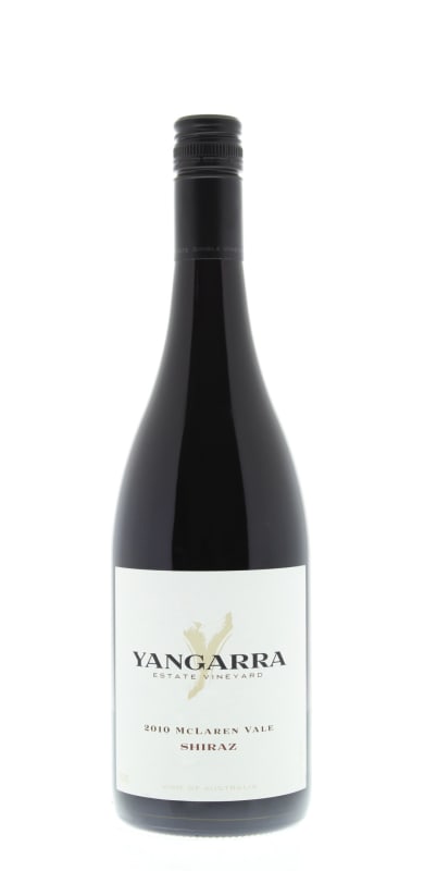 Yangarra McLaren Vale Shiraz 2010 Front Bottle Shot