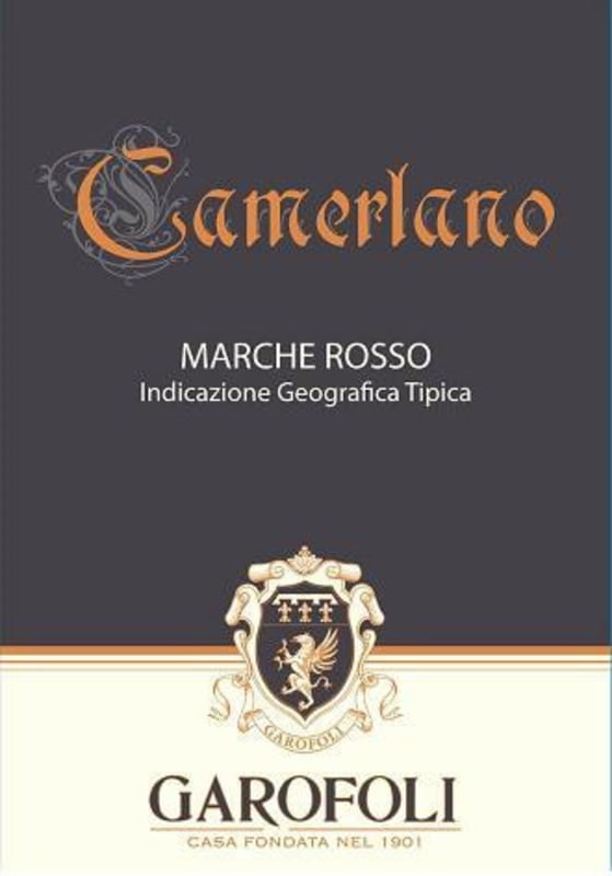 Garofoli Marche Rosso Camerlano 2008 Front Label