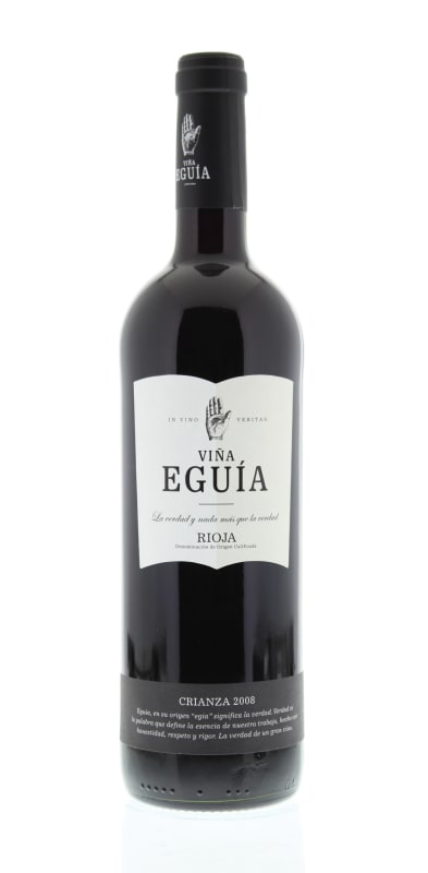 Vina Eguia Crianza 2008 Front Bottle Shot