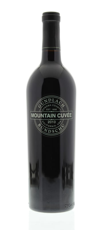 Gundlach Bundschu Mountain Cuvee 2010 Front Bottle Shot