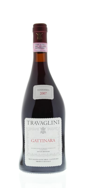 Travaglini Gattinara 2007 Front Bottle Shot