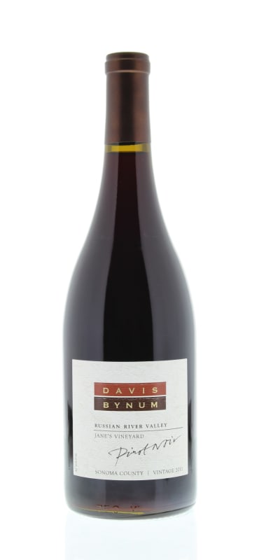 Davis Bynum Jane's Vineyard Pinot Noir 2011 Front Bottle Shot