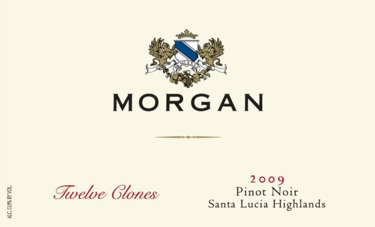 Morgan Twelve Clones Pinot Noir 2009 Front Label