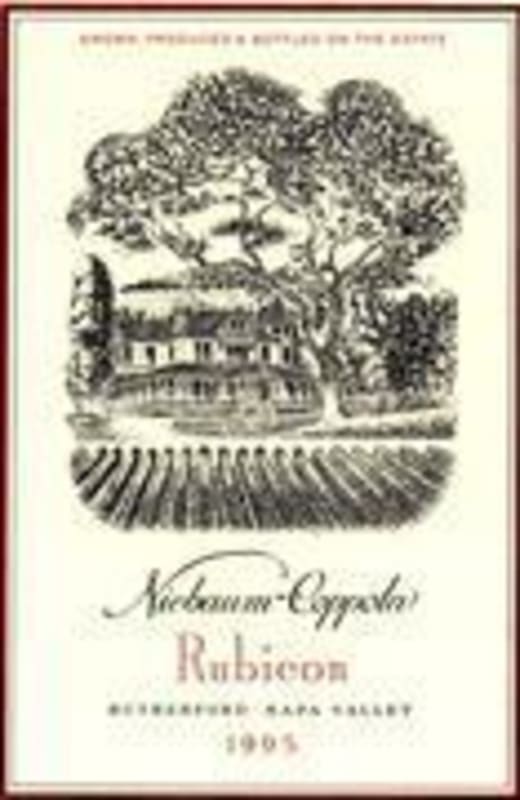 Inglenook Rubicon 1995 Front Label