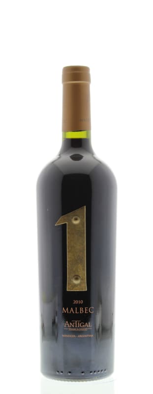 Antigal Uno Malbec 2010 Front Bottle Shot