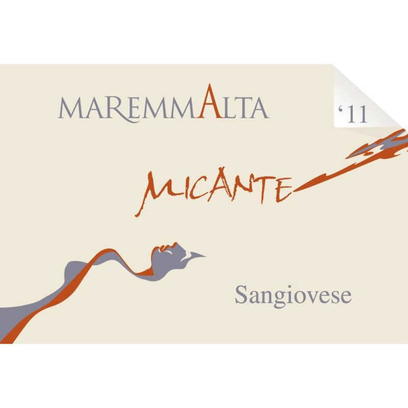 MaremmAlta Micante 2011 Front Label