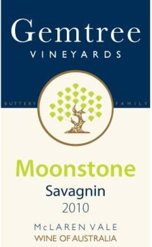 Gemtree Vineyards Moonstone Savagnin 2010 Front Label