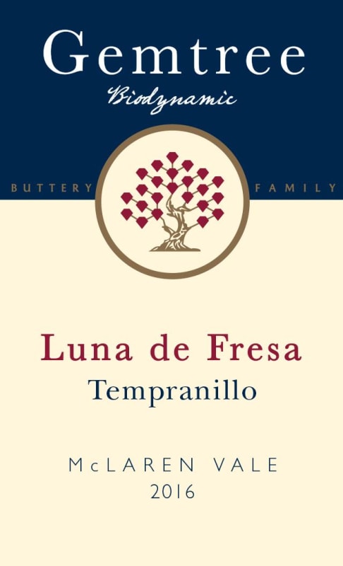 Gemtree Vineyards Luna de Fresa Tempranillo Rose 2016 Front Label
