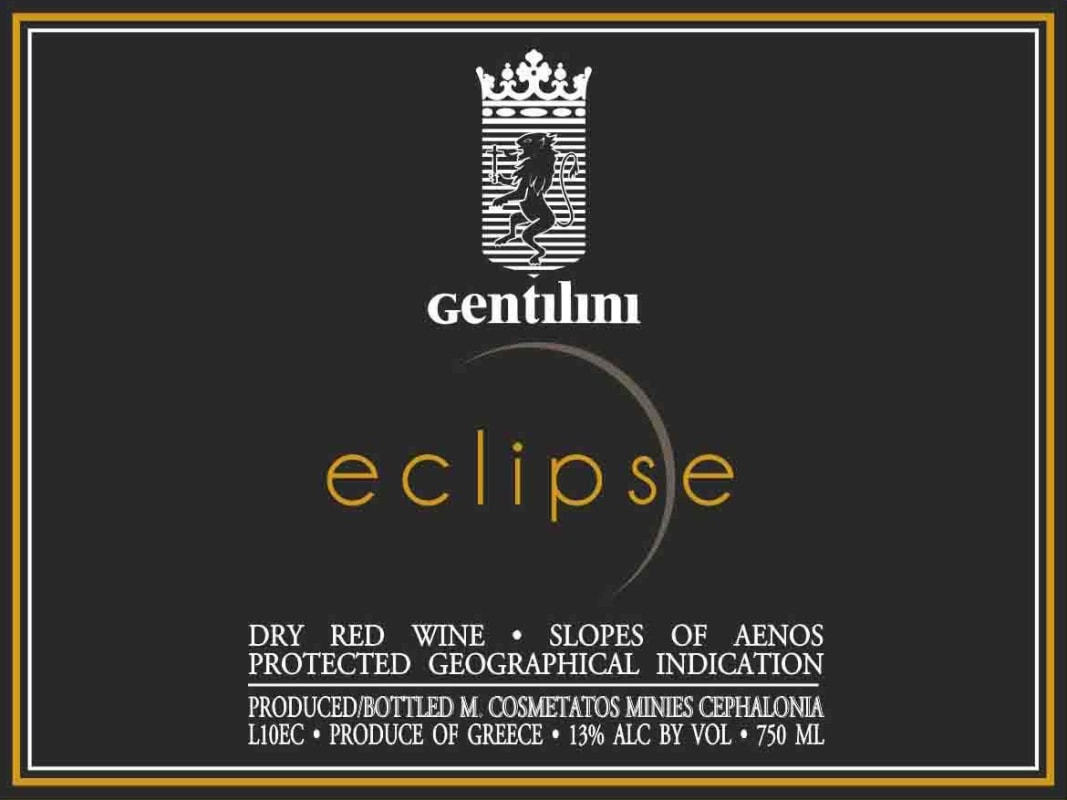 Gentilini Eclipse 2011 Front Label