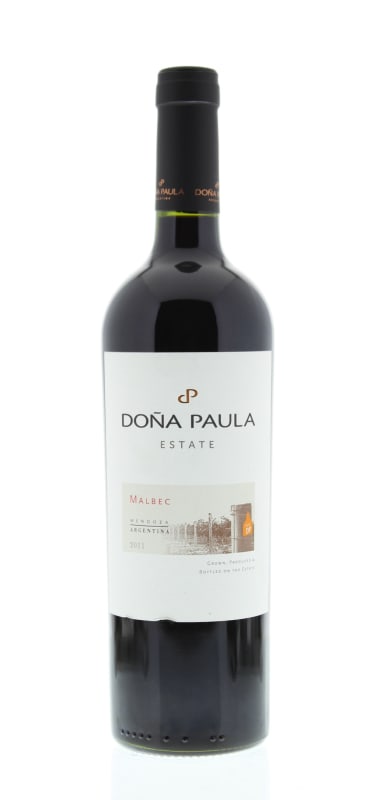 Dona Paula Estate Malbec 2011 Front Bottle Shot