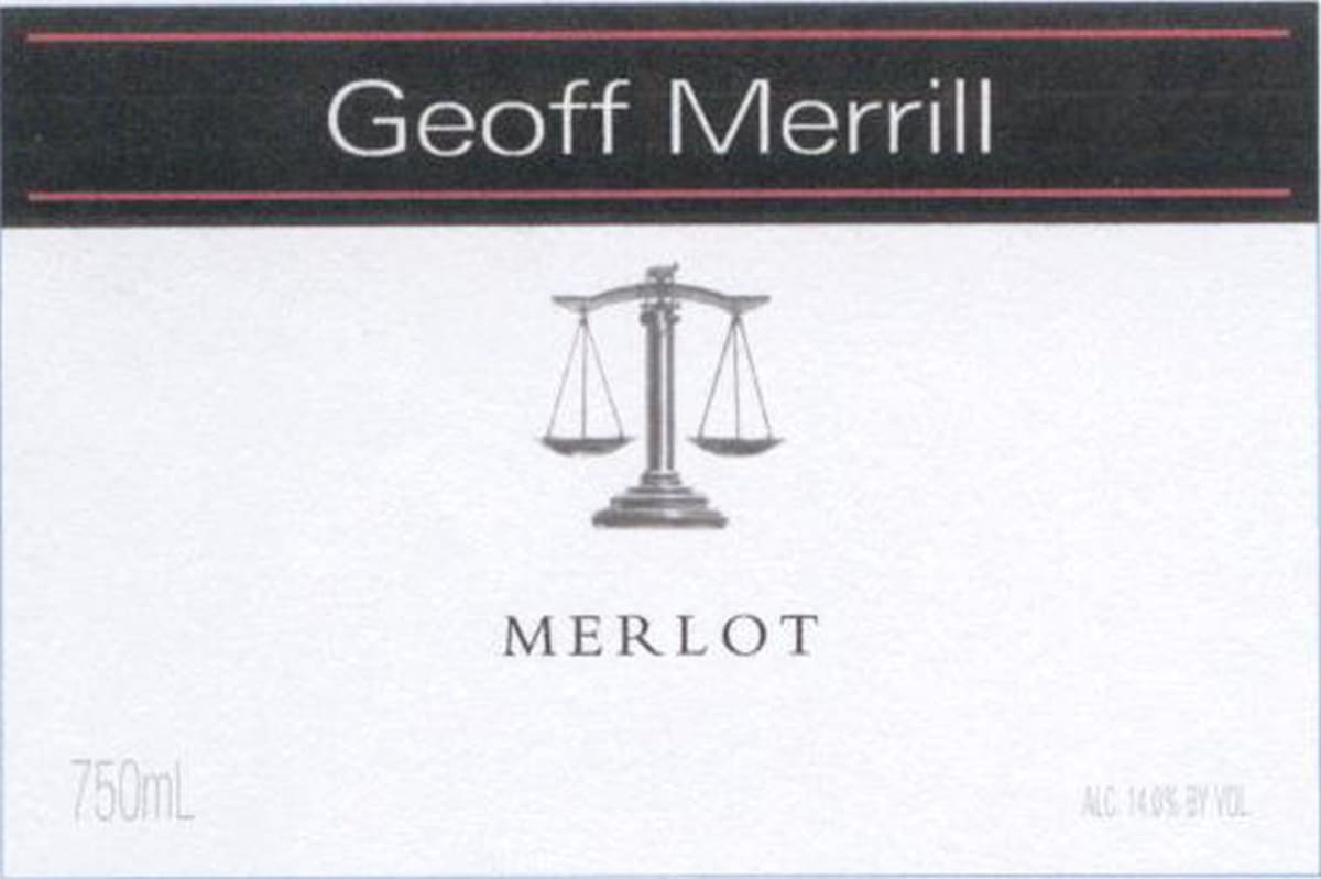 Geoff Merrill Merlot 2002 Front Label