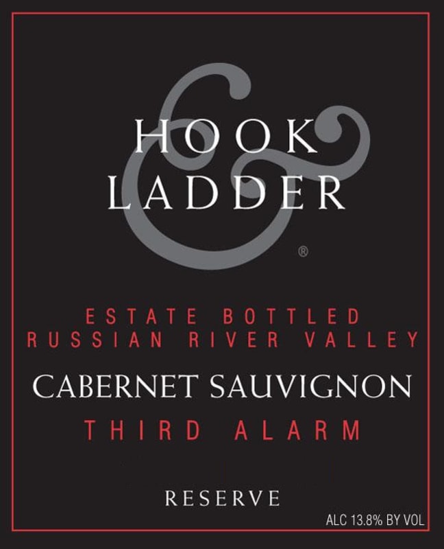 Hook & Ladder Third Alarm Reserve Cabernet Sauvignon 2010 Front Label