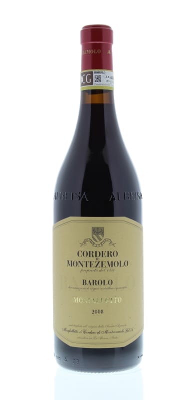 Cordero di Montezemolo Barolo Monfalletto 2008 Front Bottle Shot