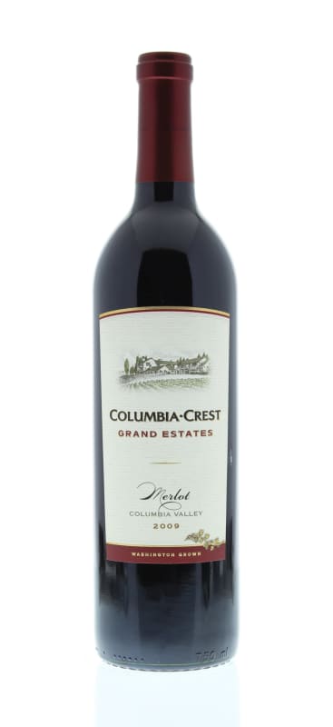Columbia Crest Grand Estates Merlot 2009 Front Bottle Shot