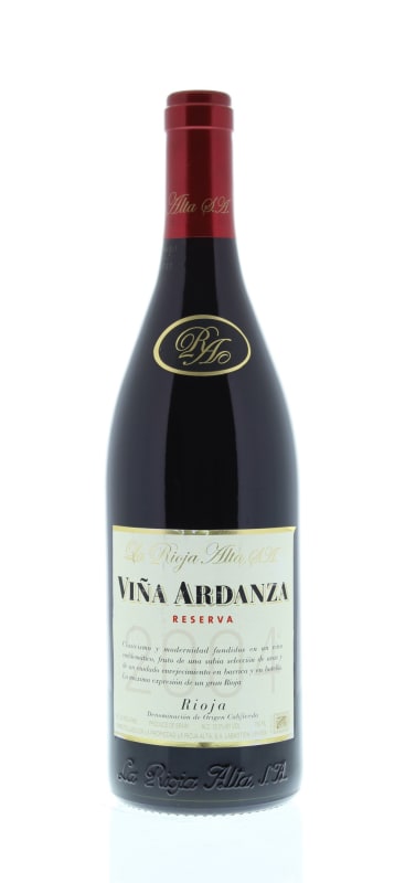 La Rioja Alta Vina Ardanza Reserva 2004 Front Bottle Shot