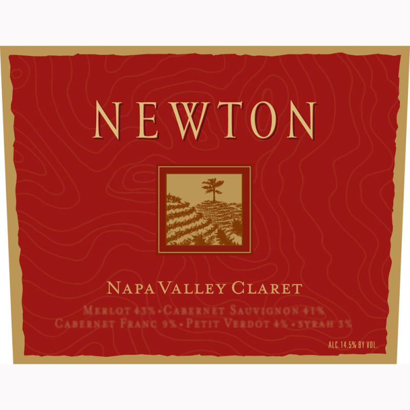 Newton Claret 2010 Front Label