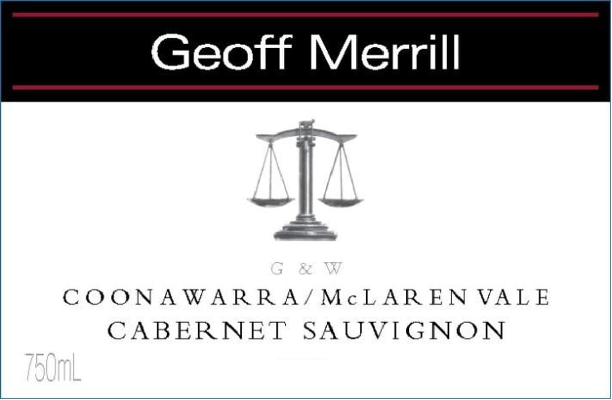 Geoff Merrill G & W Cabernet Sauvignon 2011 Front Label