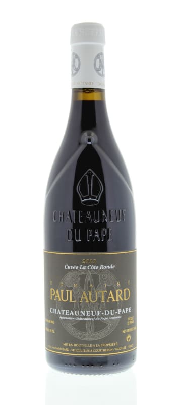 Domaine Paul Autard Chateauneuf-du-Pape Cuvee la Cote Ronde 2010 Front Bottle Shot