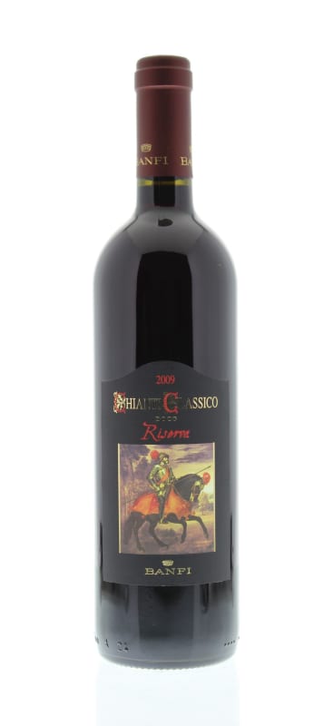 Banfi Chianti Classico Riserva 2009 Front Bottle Shot
