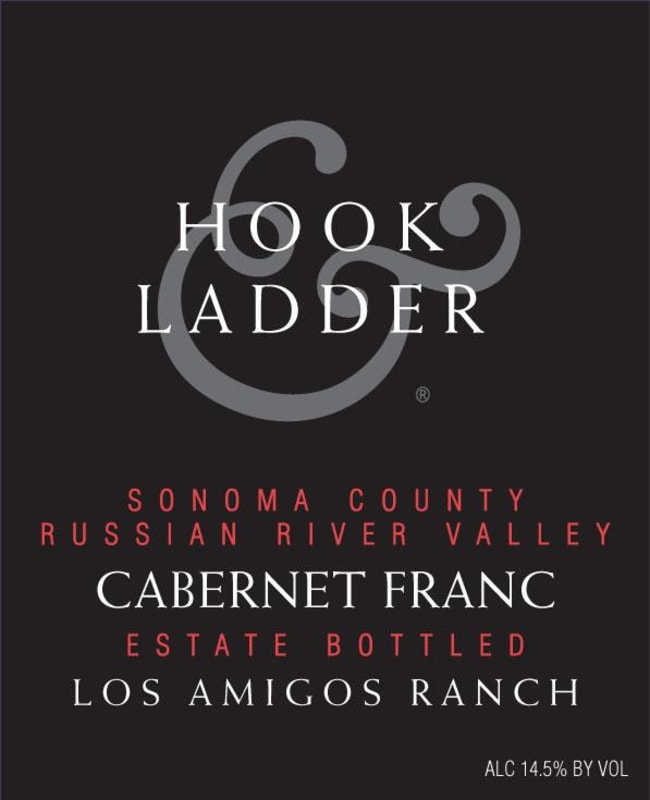 Hook & Ladder Los Amigos Ranch Cabernet Franc 2012 Front Label