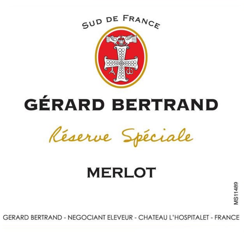 Gerard Bertrand Reserve Speciale Merlot 2011 Front Label