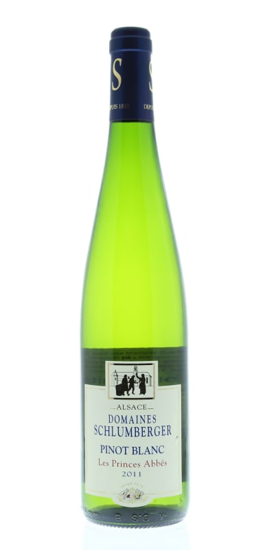Domaines Schlumberger Les Princes Abbes Pinot Blanc 2011 Front Bottle Shot
