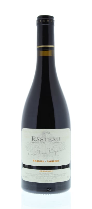 Tardieu-Laurent Rasteau Vieilles Vignes 2010 Front Bottle Shot