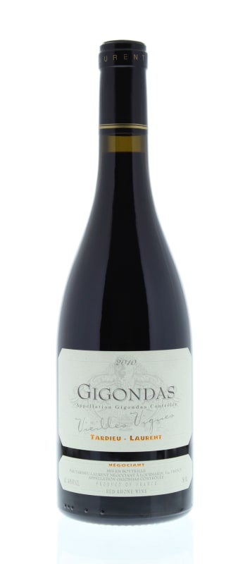 Tardieu-Laurent Gigondas Vieilles Vignes 2010 Front Bottle Shot
