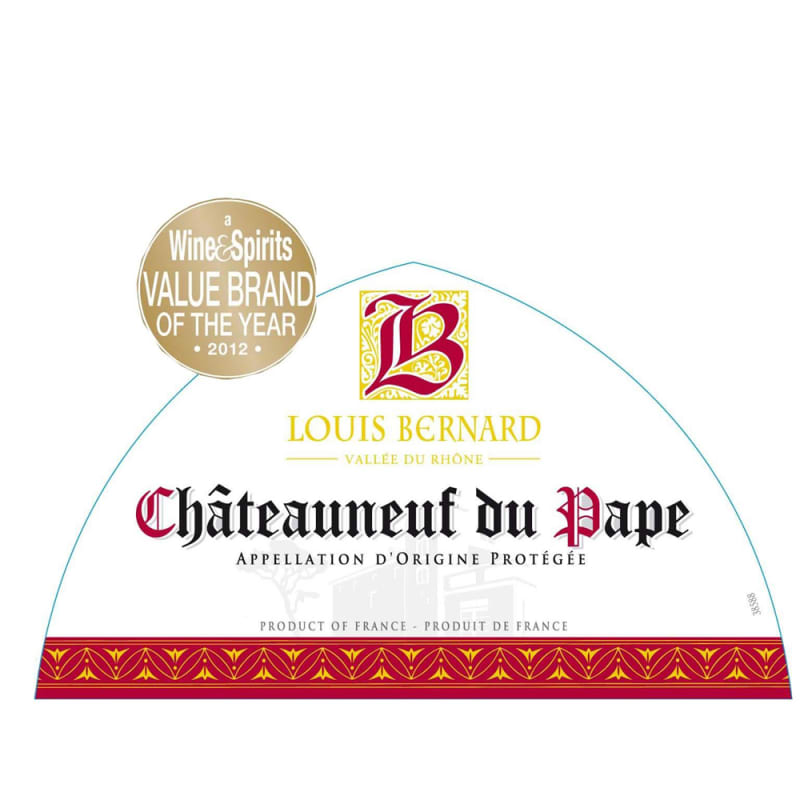 Louis Bernard Chateauneuf-du-Pape 2010 Front Label