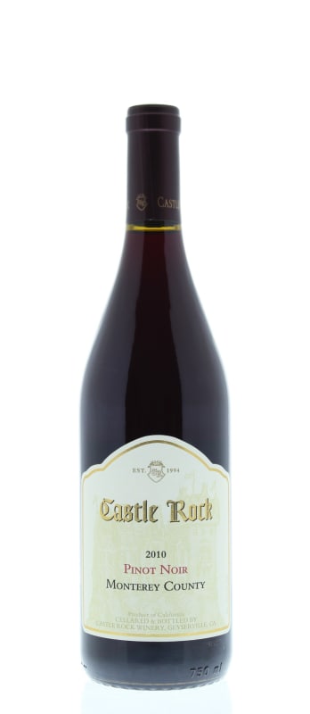 Castle Rock Monterey Pinot Noir 2010 Front Bottle Shot