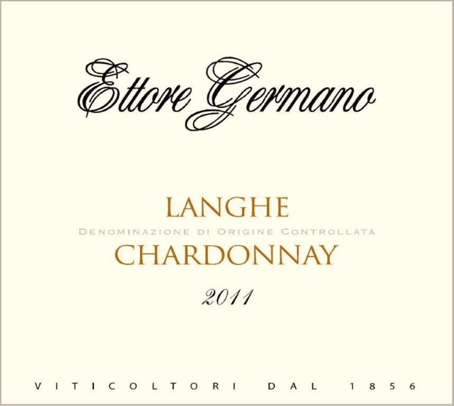 Ettore Germano Langhe Chardonnay 2011 Front Label