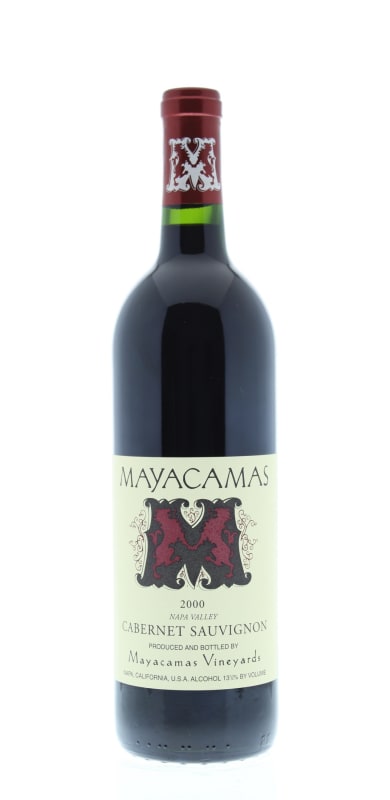Mayacamas Cabernet Sauvignon 2000 Front Bottle Shot