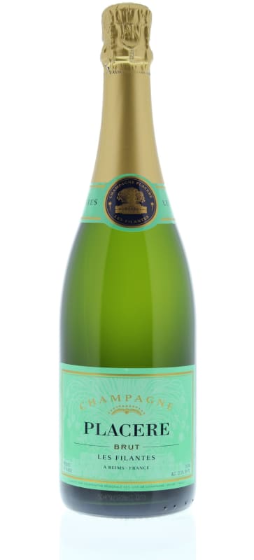 Placere Brut Les Filantes Front Bottle Shot